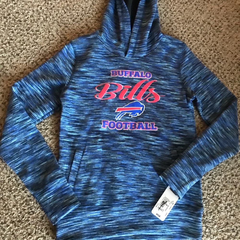 NWT nfl Buffalo Bills girls hoodie large10/12